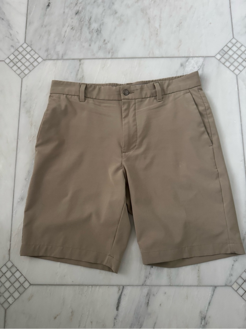 Callaway Men's Flat Front Golf Shorts - Khaki